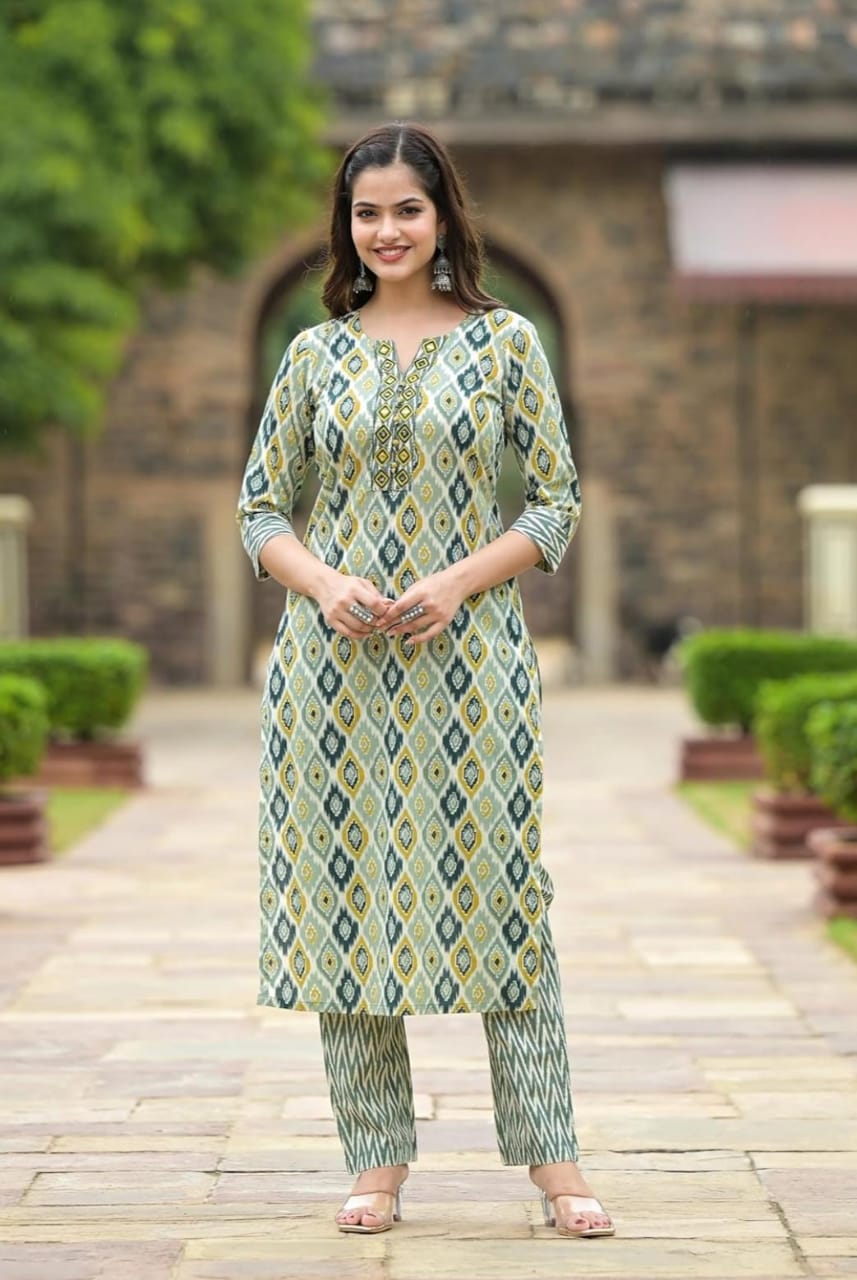 Women Viscose Rayon Kurta Lower Dupatta Set