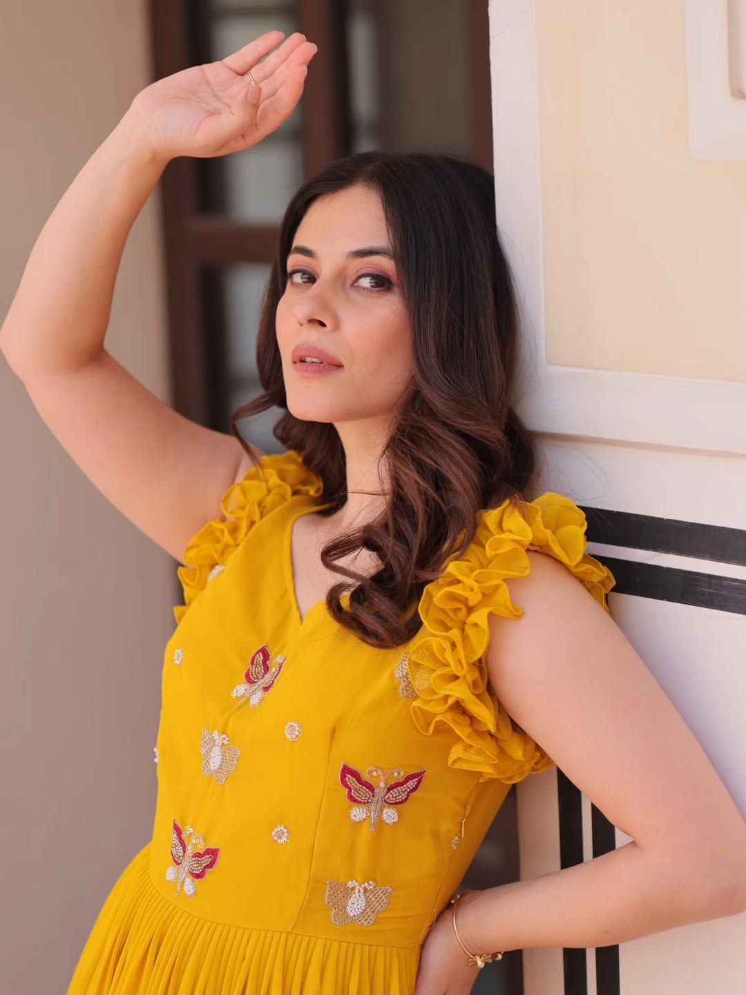 Yellow Golden Marigold Anarkali