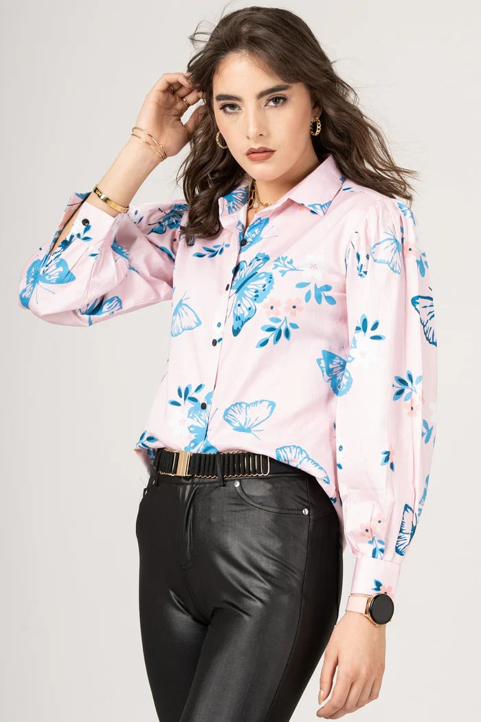 Butterfly Women’s Full Sleaves Shirt