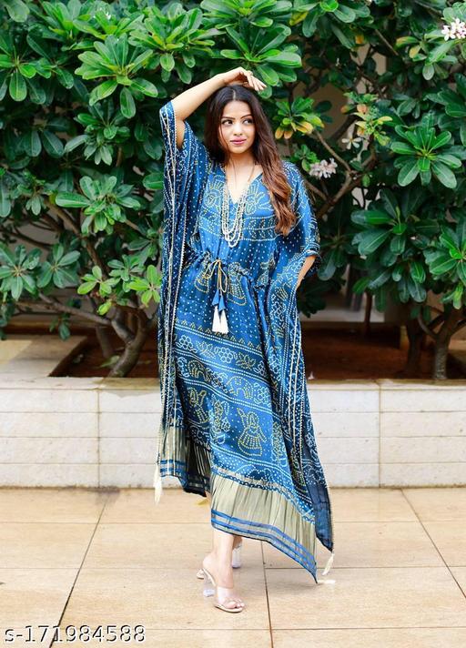 Classy Blue Kaftan